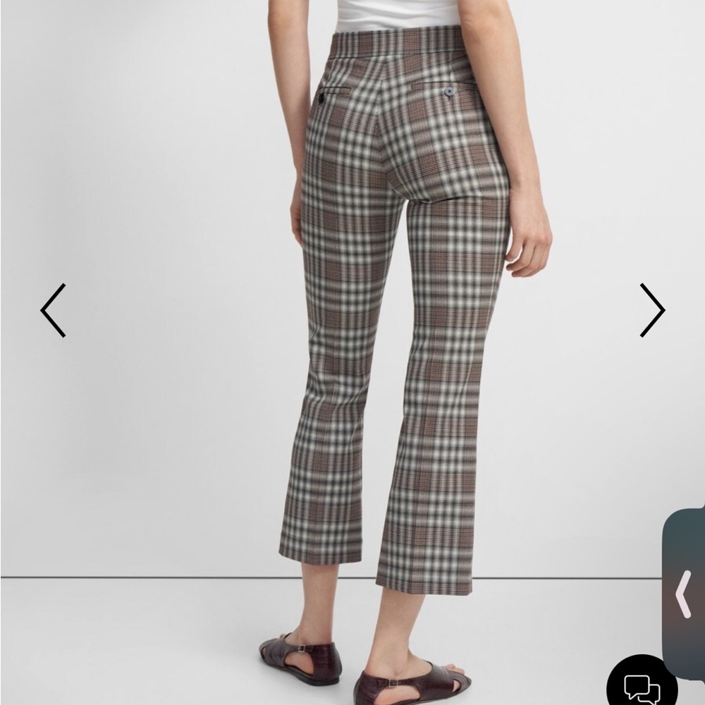 Theory Kick Wool-Blend Pants size 8